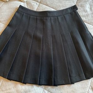 Forever 21 Mini Tennis Skirt in Black